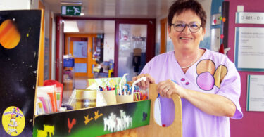 Liliane Clivaz, ancienne infirmière et bénévole du Chariot Magique